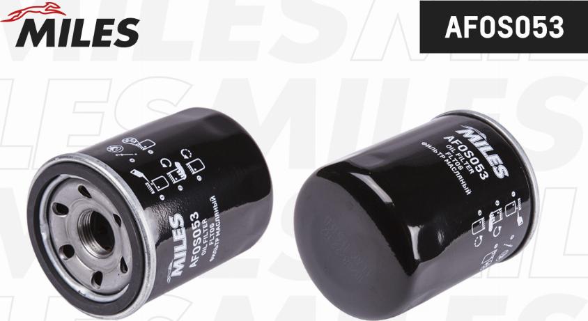 Miles AFOS053 - Oil Filter autospares.lv