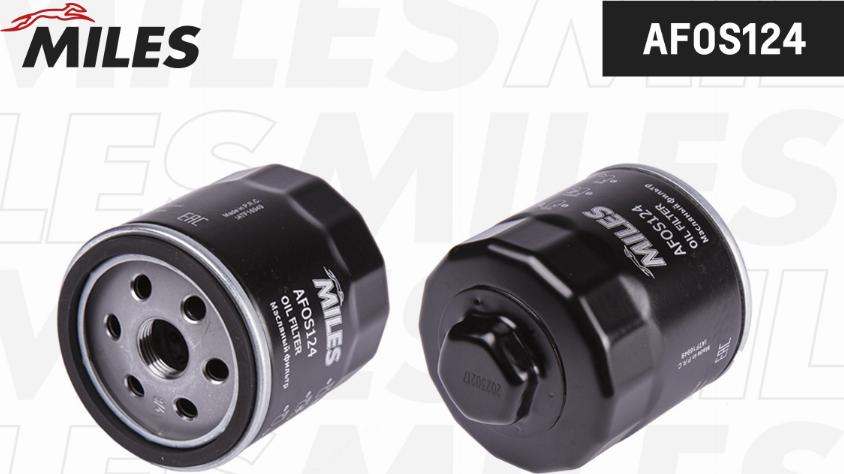 Miles AFOS124 - Oil Filter autospares.lv