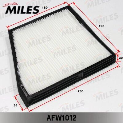 Miles AFW1012 - Filter, interior air autospares.lv