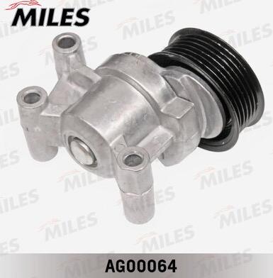 Miles AG00064 - Belt Tensioner, v-ribbed belt autospares.lv