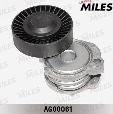 Miles AG00061 - Belt Tensioner, v-ribbed belt autospares.lv