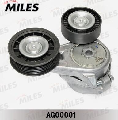 Miles AG00001 - Belt Tensioner, v-ribbed belt autospares.lv