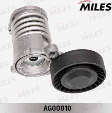 Miles AG00010 - Belt Tensioner, v-ribbed belt autospares.lv