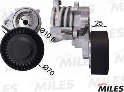 Miles AG00083 - Belt Tensioner, v-ribbed belt autospares.lv