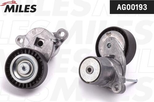 Miles AG00193 - Belt Tensioner, v-ribbed belt autospares.lv