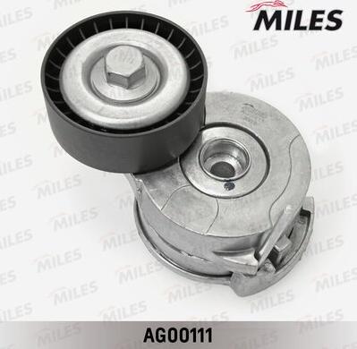 Miles AG00111 - Belt Tensioner, v-ribbed belt autospares.lv