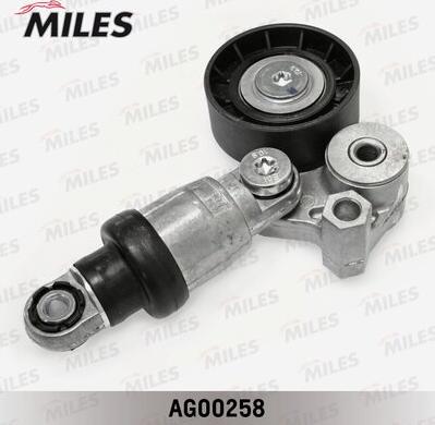 Miles AG00258 - Belt Tensioner, v-ribbed belt autospares.lv