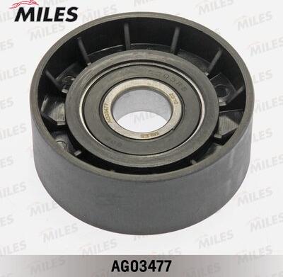 Miles AG03477 - Pulley, v-ribbed belt autospares.lv