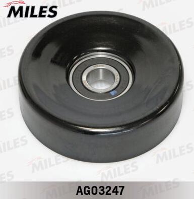 Miles AG03247 - Pulley, v-ribbed belt autospares.lv