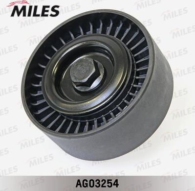 Miles AG03254 - Pulley, v-ribbed belt autospares.lv