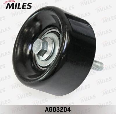 Miles AG03204 - Pulley, v-ribbed belt autospares.lv