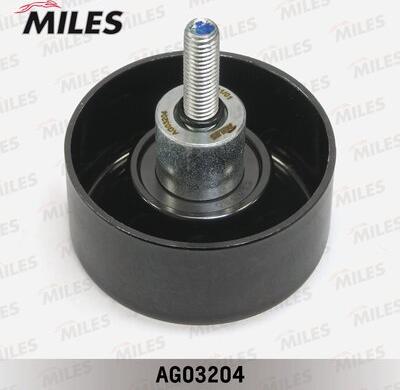 Miles AG03204 - Pulley, v-ribbed belt autospares.lv