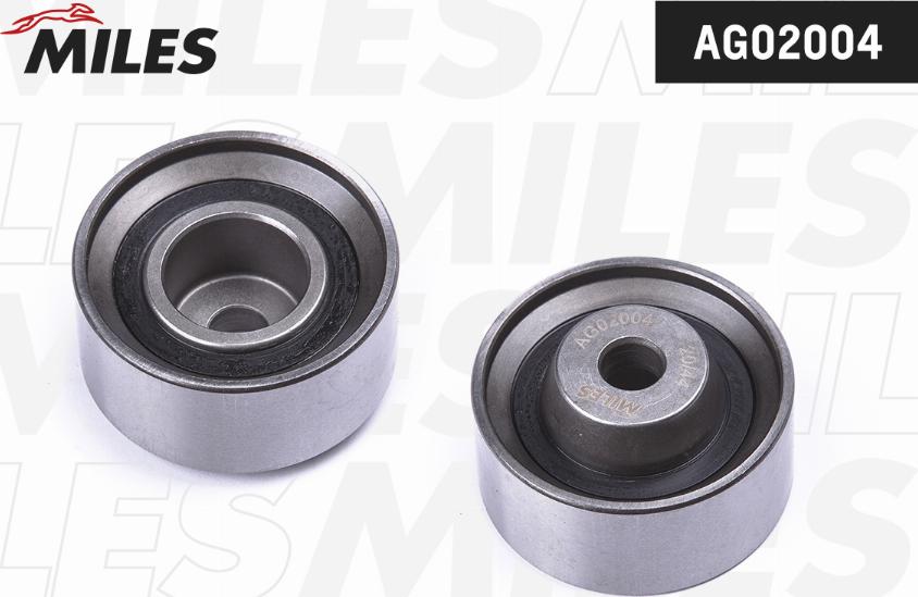 Miles AG02004 - Deflection / Guide Pulley, timing belt autospares.lv