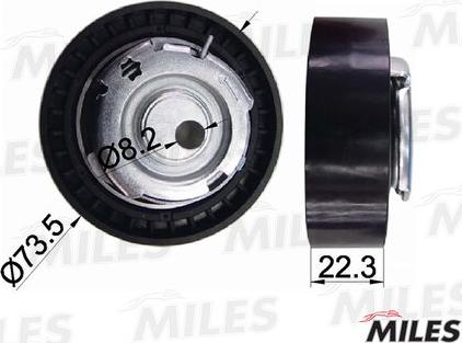 Miles AG02005 - Tensioner Pulley, timing belt autospares.lv