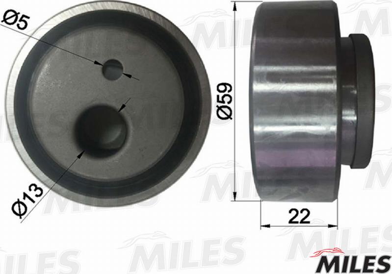 Miles AG02039 - Tensioner Pulley, timing belt autospares.lv