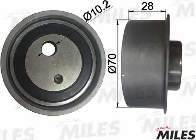 Miles AG02022 - Tensioner Pulley, timing belt autospares.lv