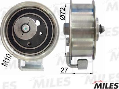 Miles AG02071 - Tensioner Pulley, timing belt autospares.lv