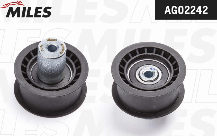 Miles AG02242 - Deflection / Guide Pulley, timing belt autospares.lv