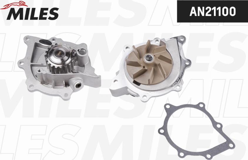 Miles AN21100 - Water Pump autospares.lv