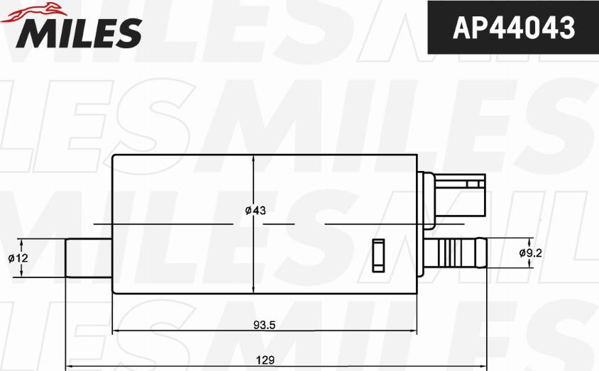 Miles AP44043 - Fuel Pump autospares.lv