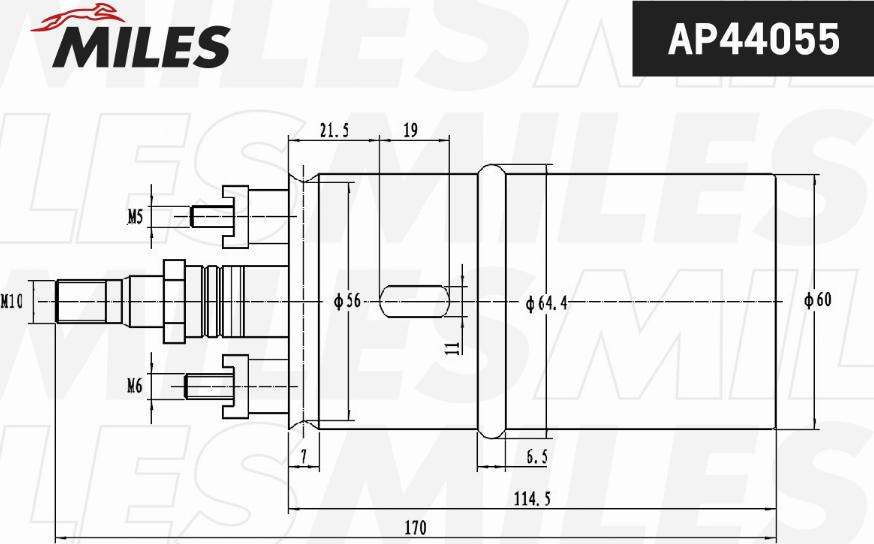 Miles AP44055 - Fuel Pump autospares.lv