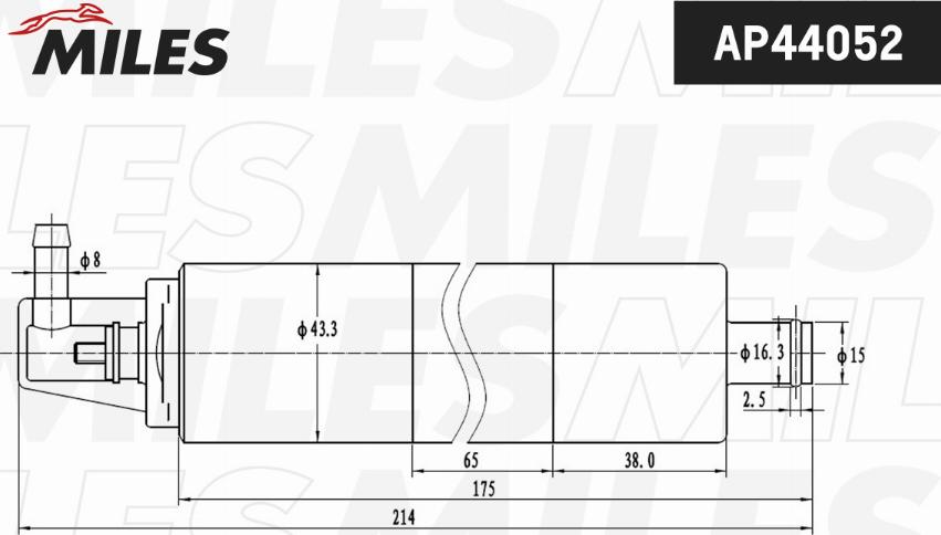 Miles AP44052 - Fuel Pump autospares.lv