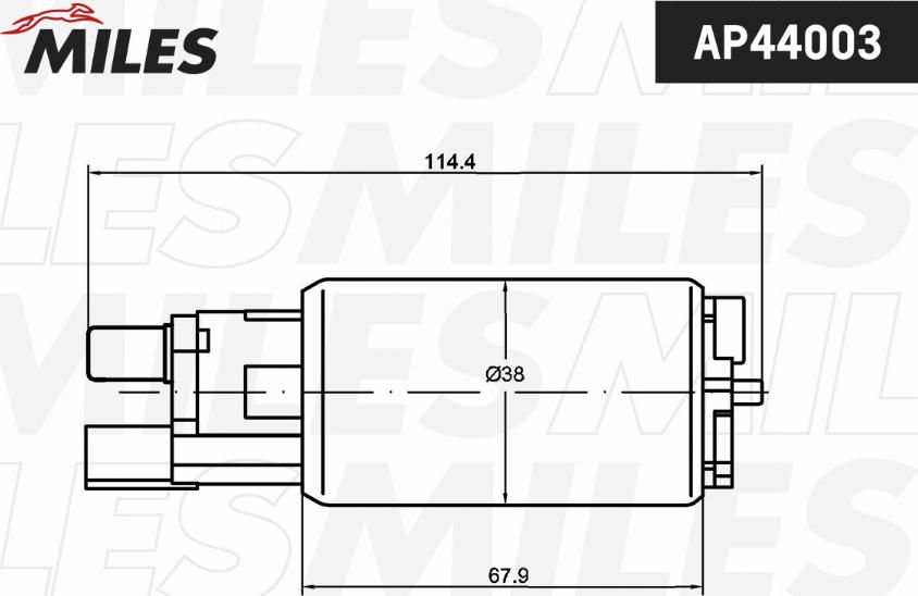 Miles AP44003 - Fuel Pump autospares.lv