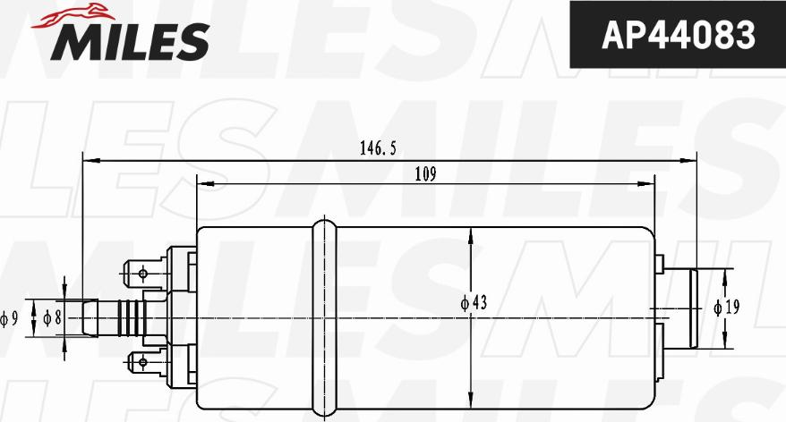 Miles AP44083 - Fuel Pump autospares.lv