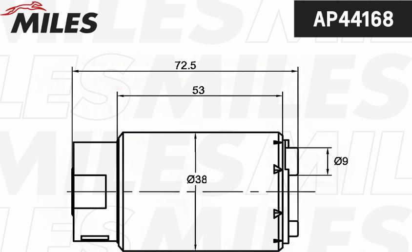 Miles AP44168 - Fuel Pump autospares.lv