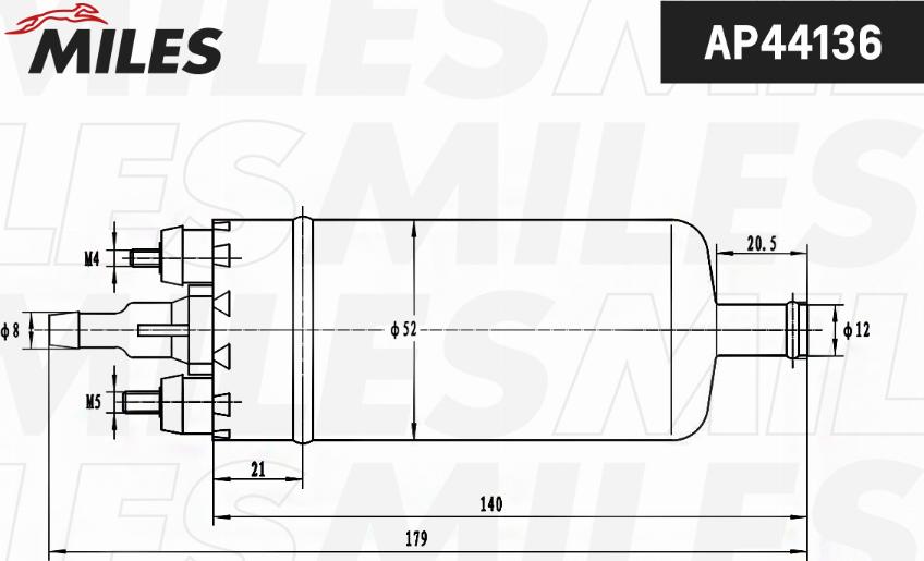 Miles AP44136 - Fuel Pump autospares.lv