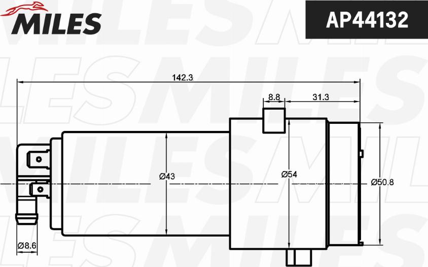 Miles AP44132 - Fuel Pump autospares.lv