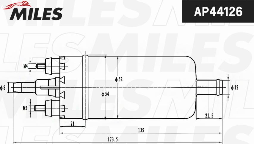 Miles AP44126 - Fuel Pump autospares.lv