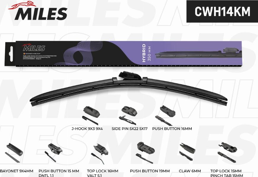 Miles CWH14KM - Wiper Blade autospares.lv