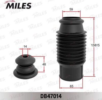 Miles DB47014 - Dust Cover Kit, shock absorber autospares.lv