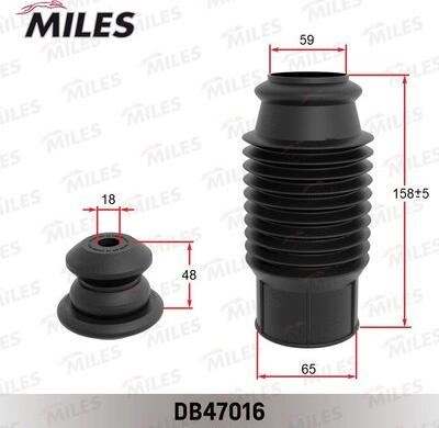 Miles DB47016 - Dust Cover Kit, shock absorber autospares.lv