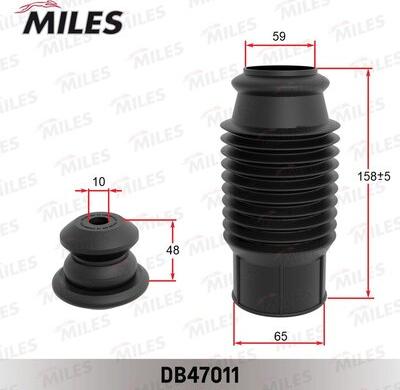 Miles DB47011 - Dust Cover Kit, shock absorber autospares.lv