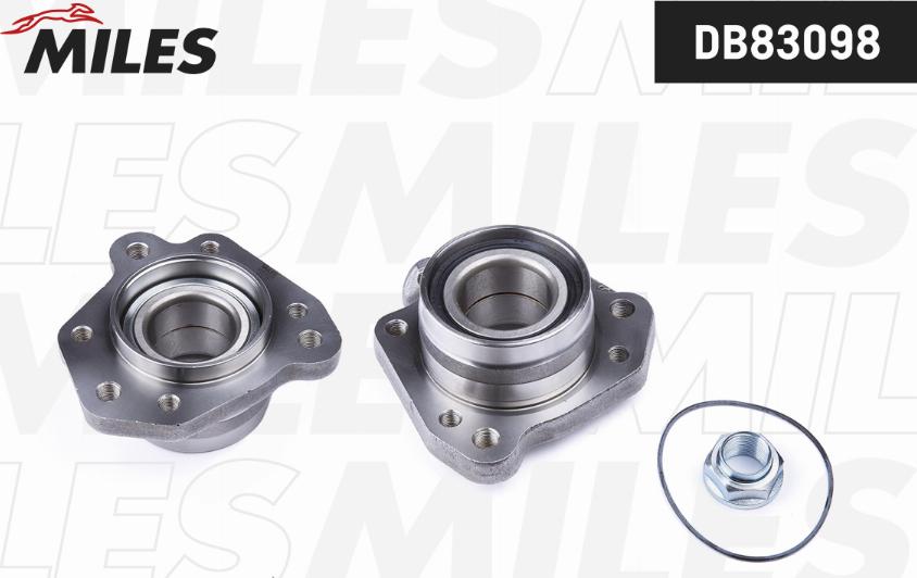 Miles DB83098 - Wheel hub, bearing Kit autospares.lv