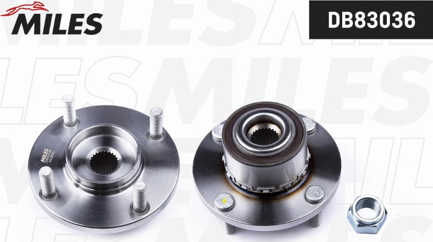 Miles DB83036 - Wheel hub, bearing Kit autospares.lv