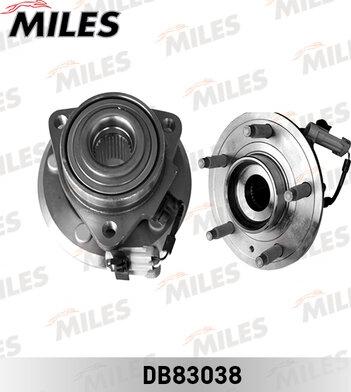 Miles DB83038 - Wheel hub, bearing Kit autospares.lv
