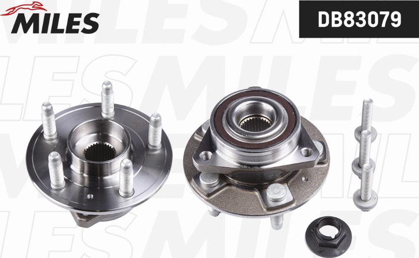 Miles DB83079 - Wheel hub, bearing Kit autospares.lv