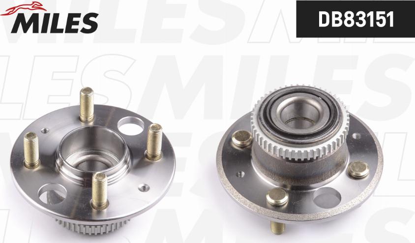 Miles DB83151 - Wheel hub, bearing Kit autospares.lv