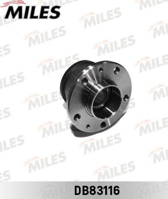 Miles DB83116 - Wheel hub, bearing Kit autospares.lv