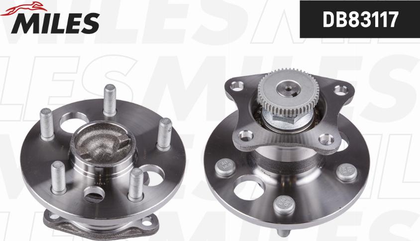 Miles DB83117 - Wheel hub, bearing Kit autospares.lv