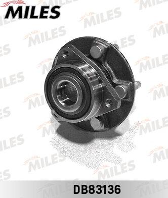 Miles DB83136 - Wheel hub, bearing Kit autospares.lv