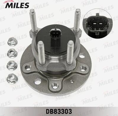 Miles DB83303 - Wheel hub, bearing Kit autospares.lv