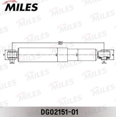 Miles DG02151-01 - Shock Absorber autospares.lv