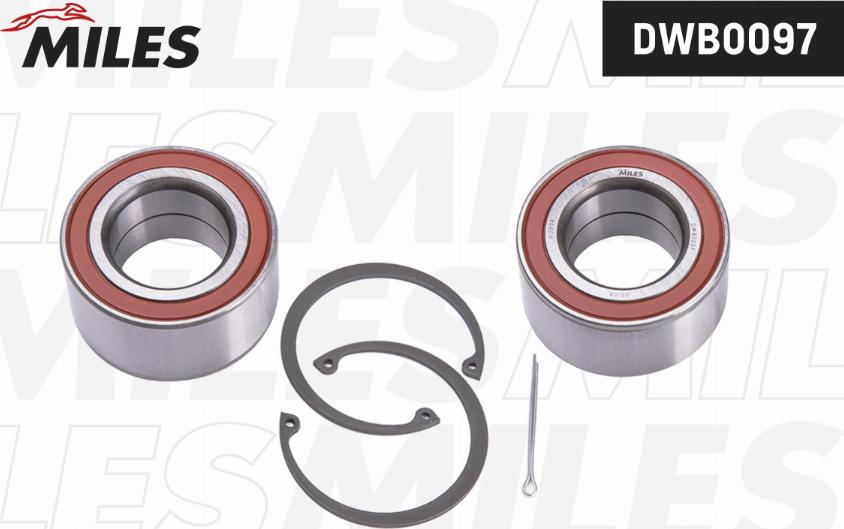 Miles DWB0097 - Wheel hub, bearing Kit autospares.lv