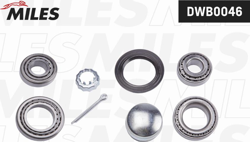 Miles DWB0046 - Wheel hub, bearing Kit autospares.lv