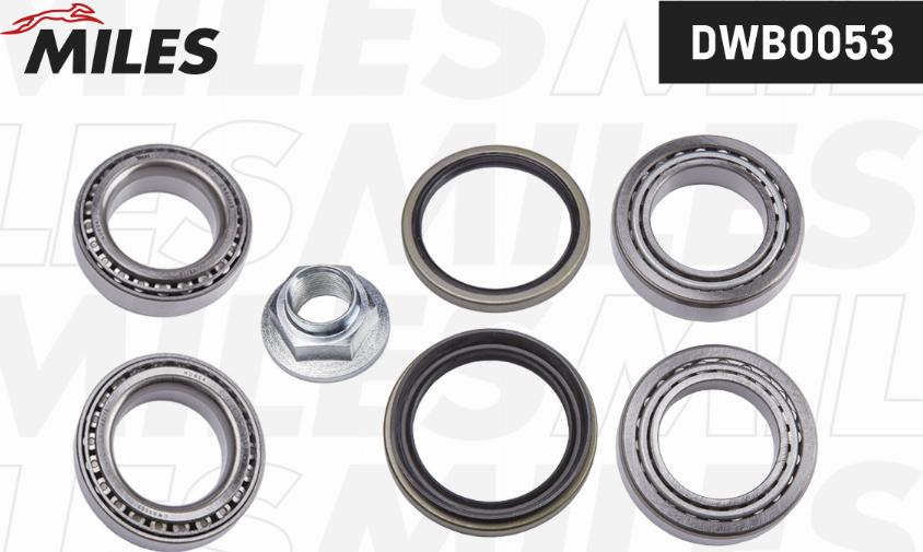 Miles DWB0053 - Wheel hub, bearing Kit autospares.lv