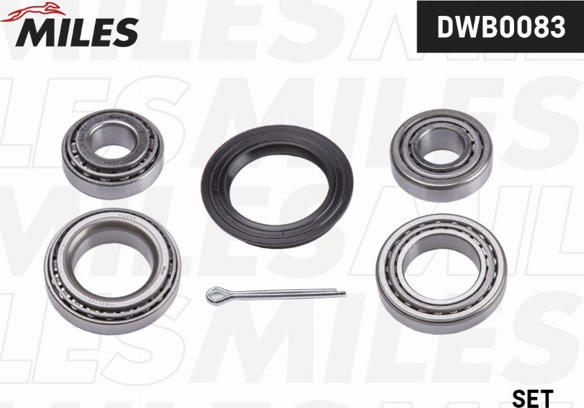 Miles DWB0083 - Wheel hub, bearing Kit autospares.lv